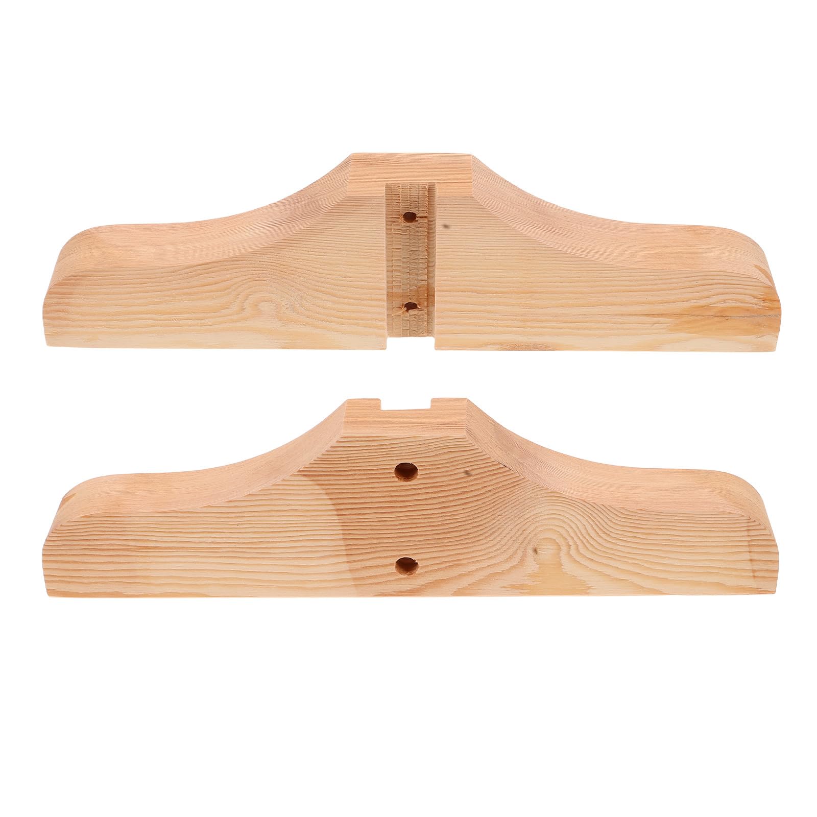 Support pour paravents contre le basculement avec socle bois stable 2pcs