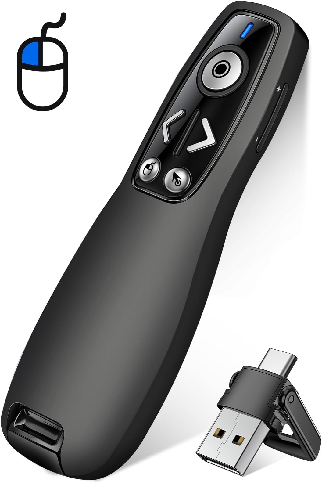 Air Mouse 2in1 USB Type C Presentation Clicker Wireless