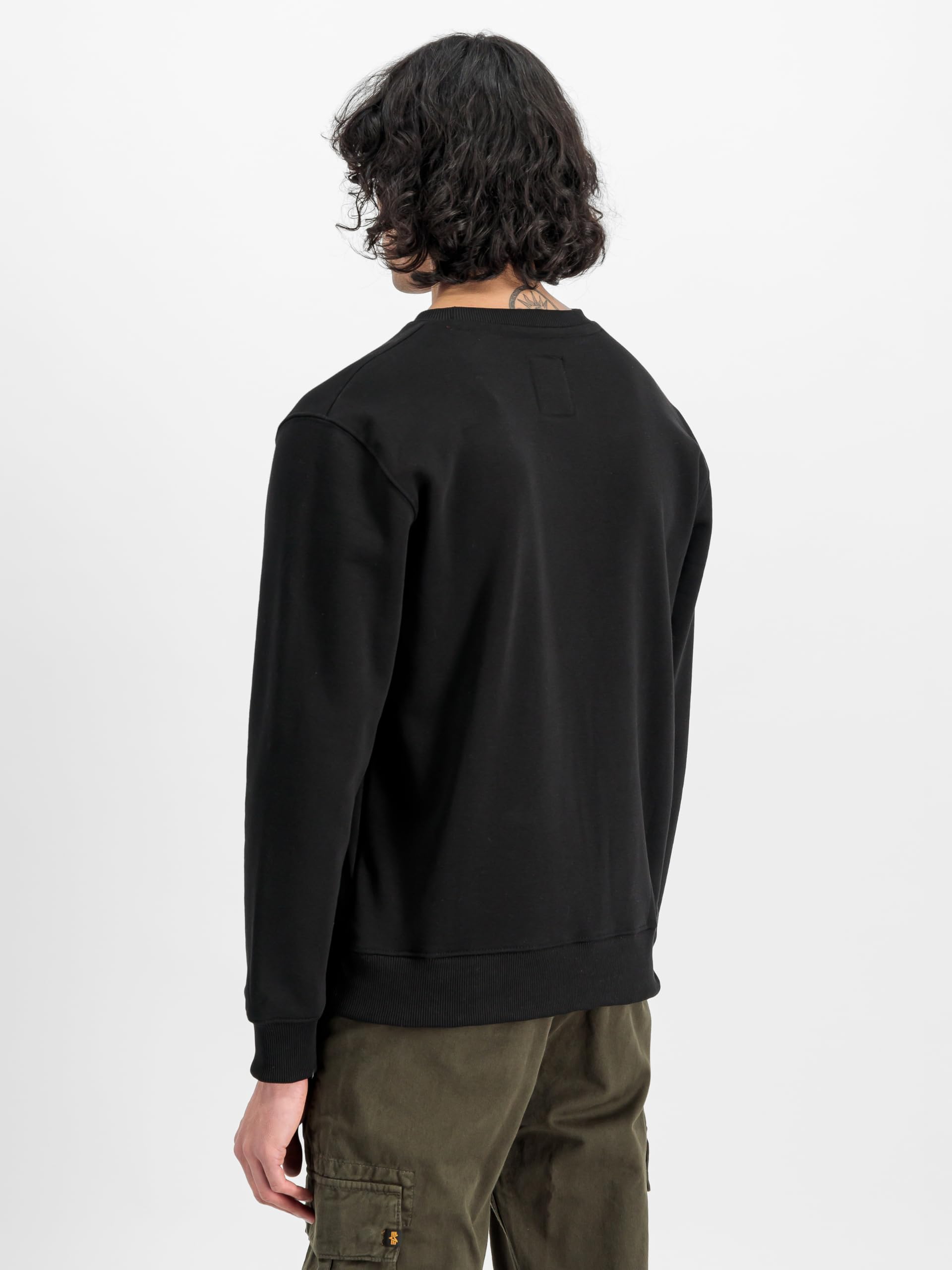 Alpha Industries Basic Sweater Small Logo Felpa Uomo