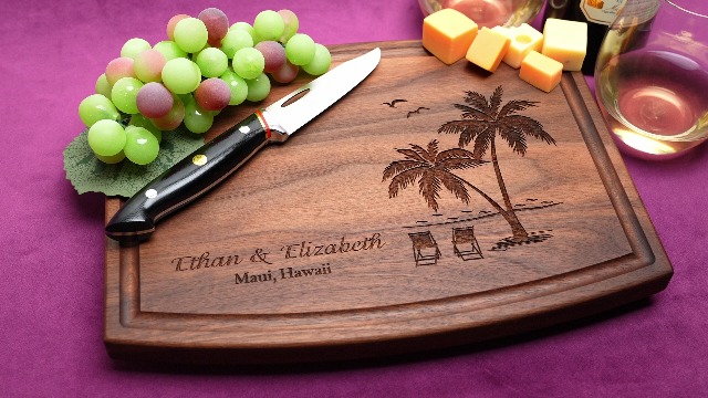 Tabla de Cortar Personalizada para Jubilación de Madera miniatura 7