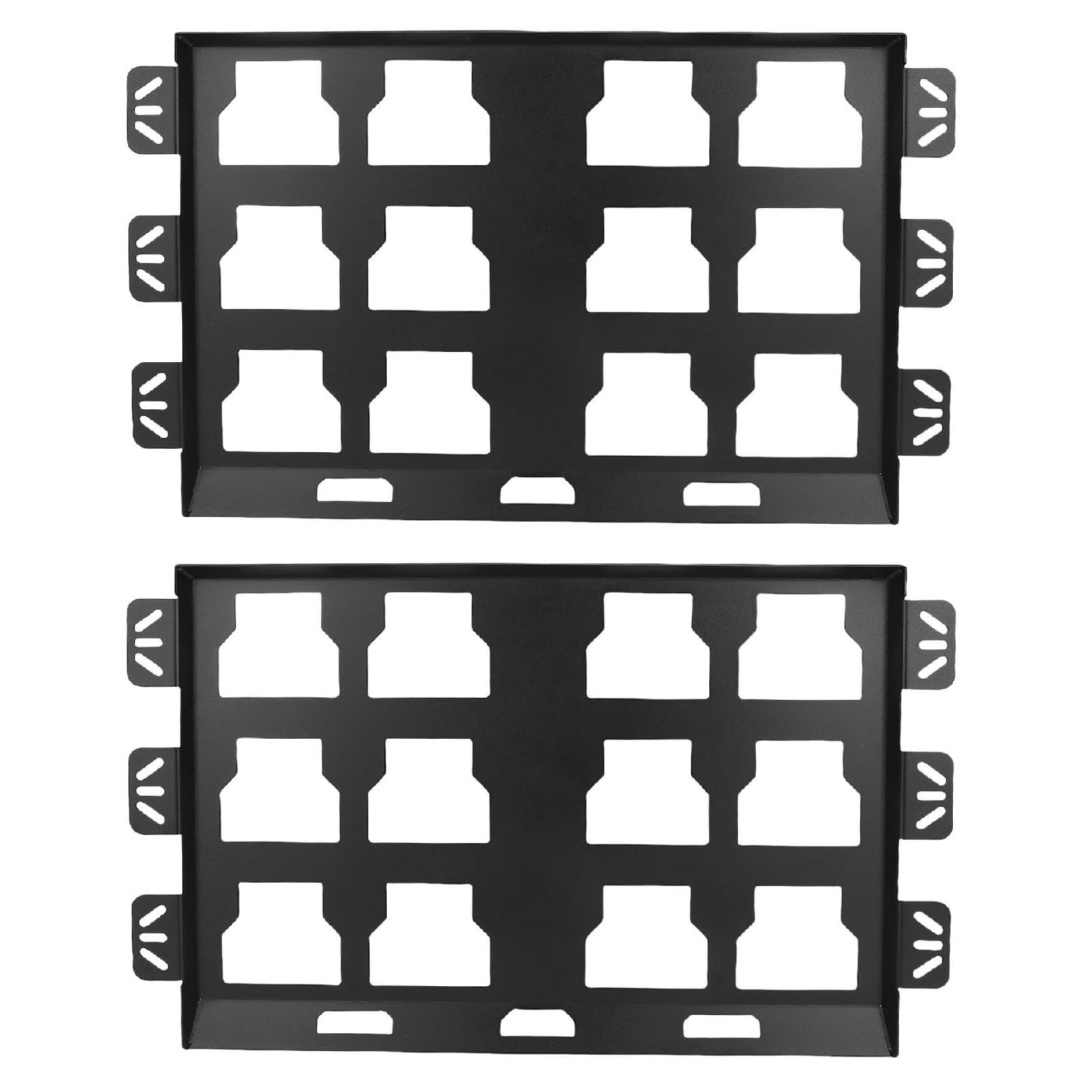 Placa de Montaje de Caja de Herramientas Base de Acero de Aleación para Caja de Herramientas de Embalaje Soporte Seguro para Montaje en Piso de Pared Resistente con Capacidad de 100 Libras