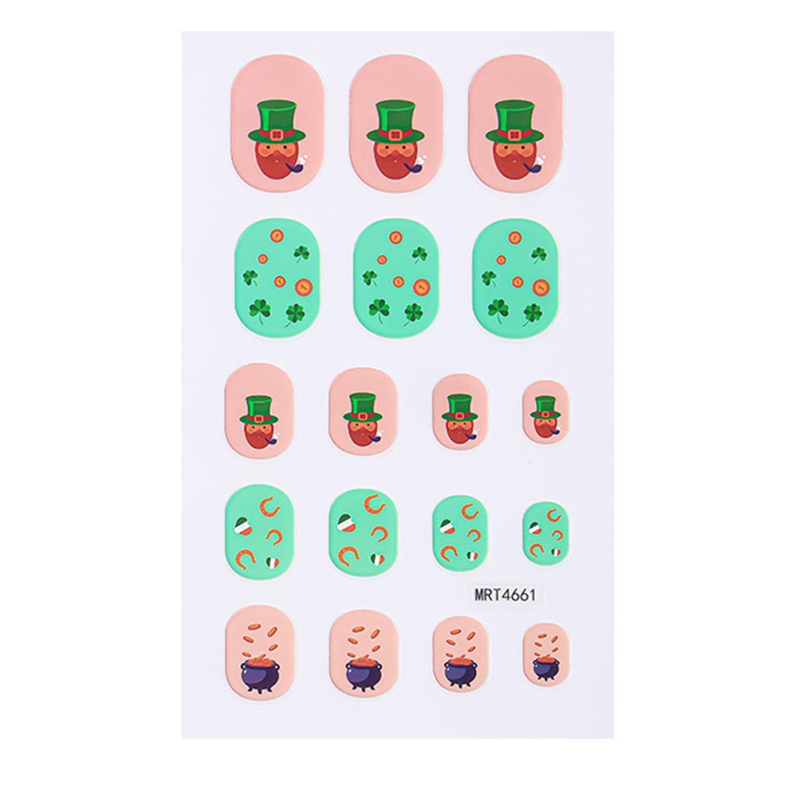 Safe Childrens Nails Stickers Cartoon Design Waterproof Easy to Apply Multiple Patterns Fun Nails Decals Cartoon Stickers