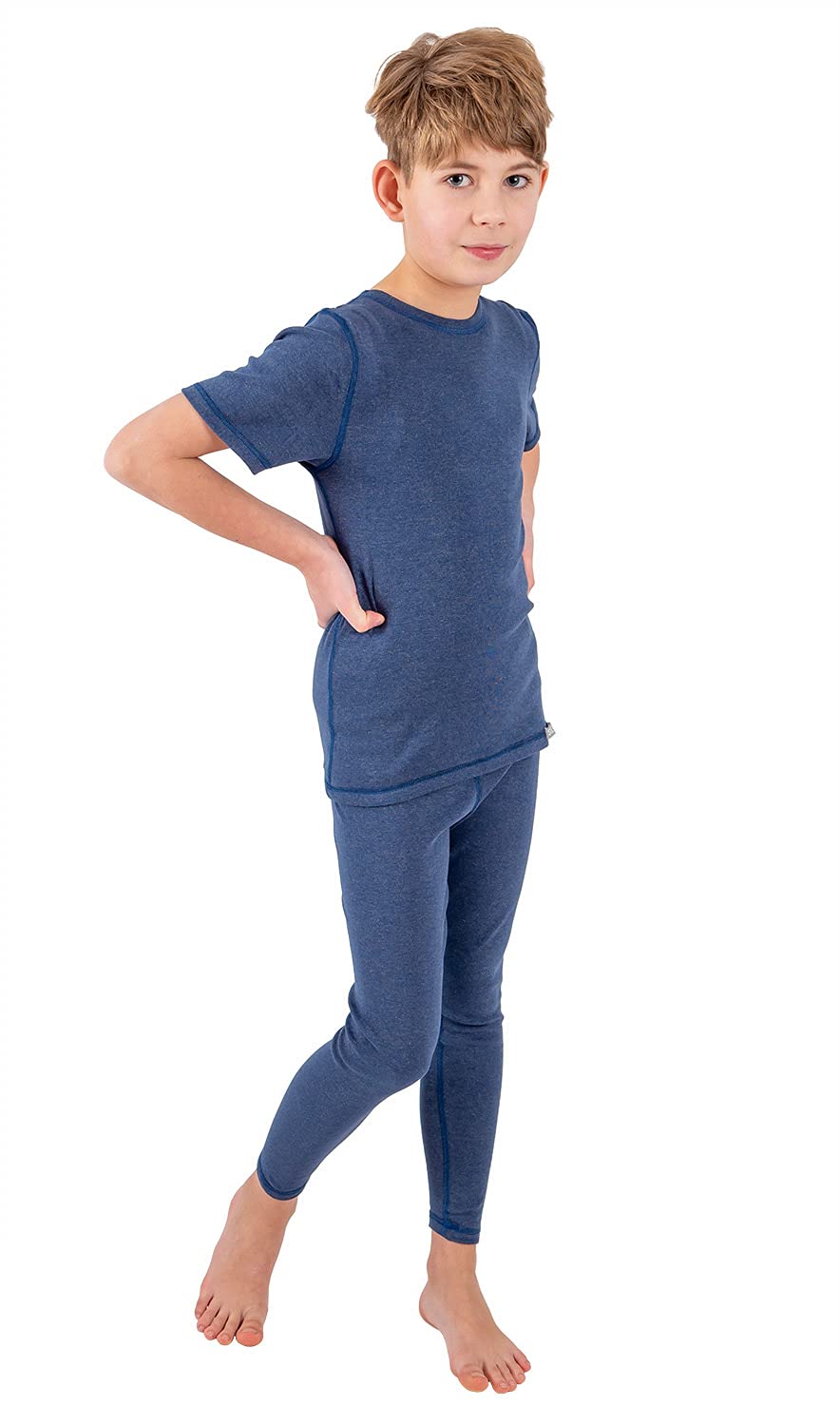 Legging für Jungen mit Neurodermitis - Jeansblau
