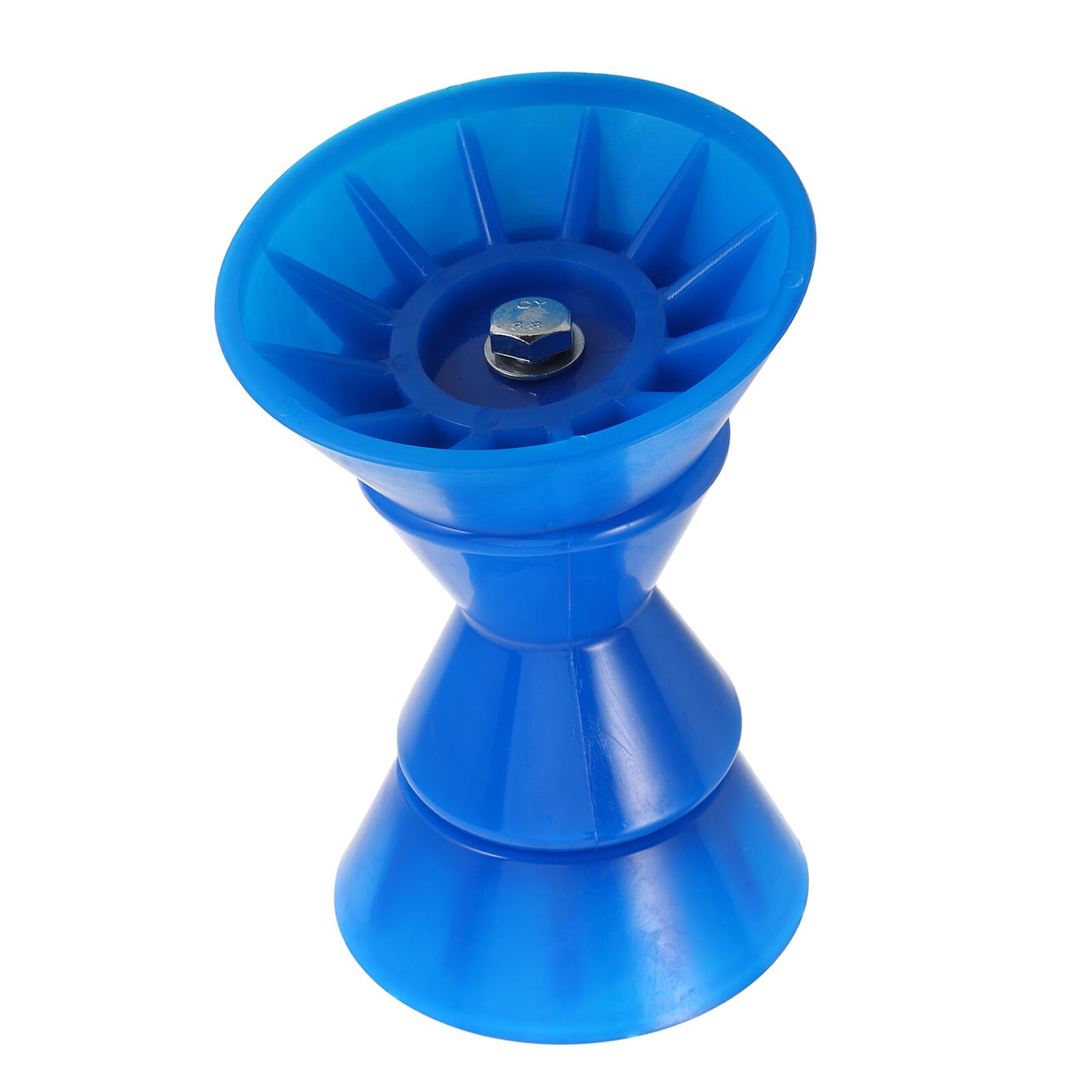 Mikinona Rullo per Rimorchio Barca Blu, Ricambio a Ruota per Alaggio | Pu e Plastico Lega, Capacità di Carico Elevata, Adatto a Kayak e Traino su Diversi Climi