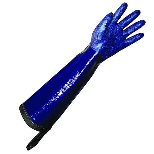 Miniatura 3 de DayMark Safety Systems IT113518 - Guantes de vapor resistentes a cortes de 14 pulgadas, grandes, (par) azul