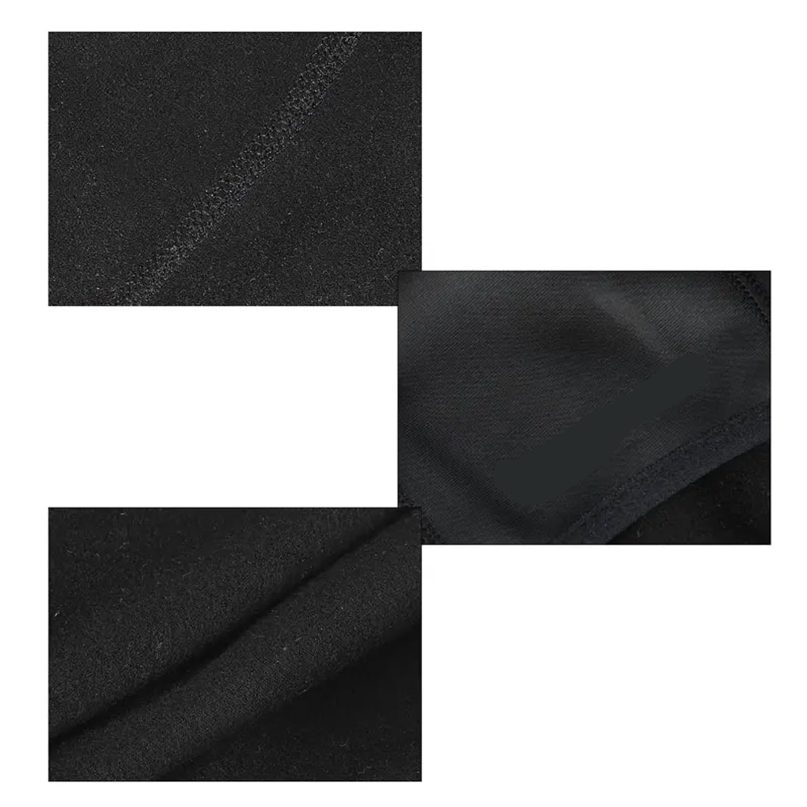 Casquette de Cyclisme d'hiver Coupe-Vent Thermique, Doublure Casque Ski, Chapeau Moto for Hommes et Femmes, Bandana pour Vélo(Black)