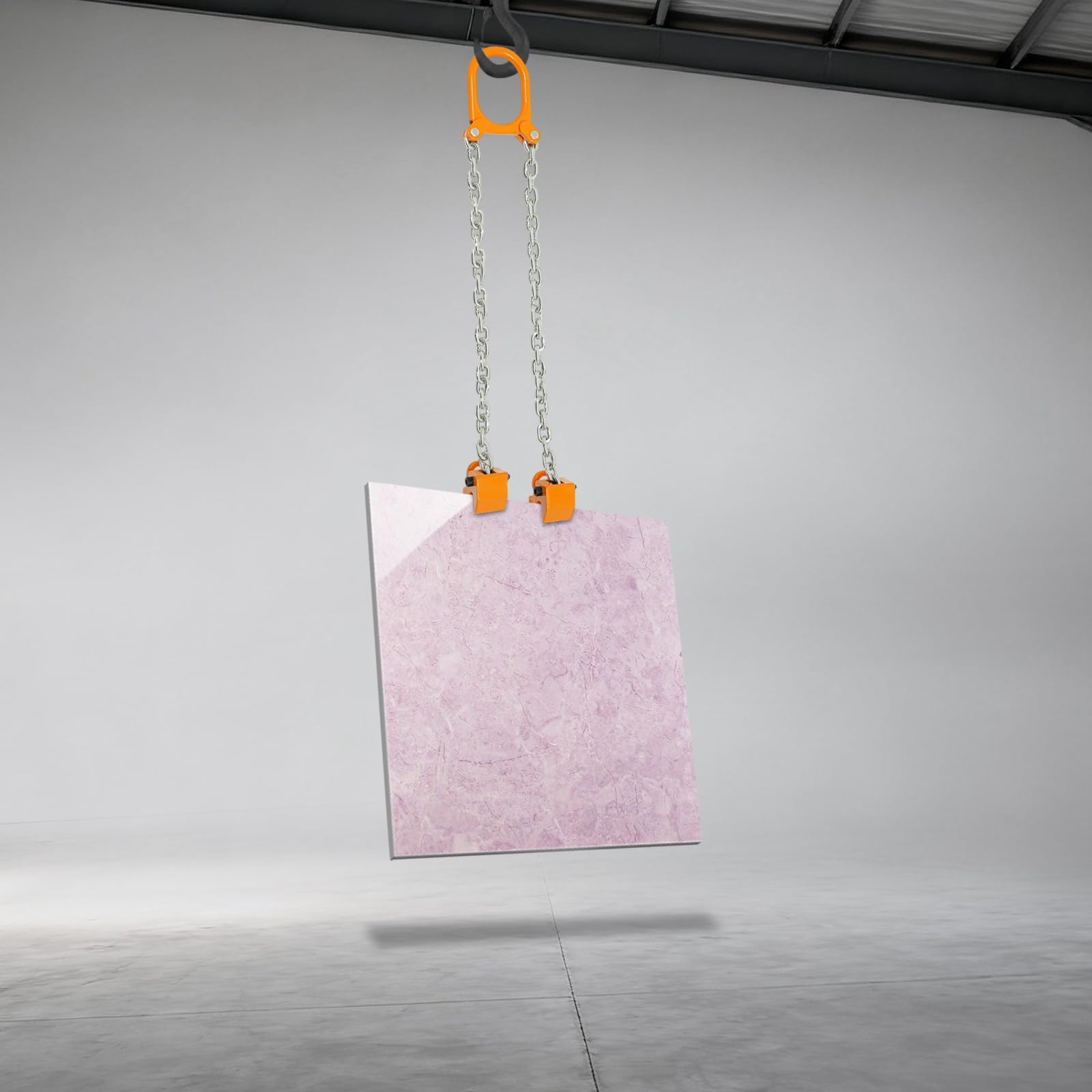Suspension de chaîne, pince de levage pour tonneau d'huile, chaîne de levage en acier au manganèse 1T, 2 crochets, chaînes de tonneau, crochet à tête de fourche pour fûts en plastique, tambour de fer