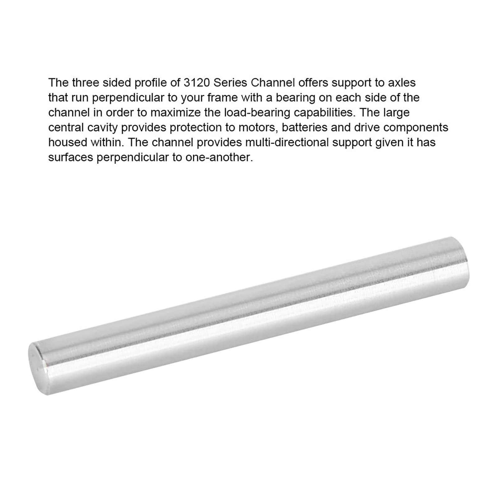 STAINLESS STEEL ROUND SHAFT 10PCS ?6MM COMPATIBLE TETRIX ROBOTS COLLEGE ROBOT COMPETITION