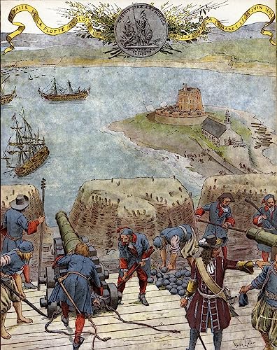 Tableau Guerre de la Ligue d'Augsbourg Leloir Poster Vintage Impressions d'Art 60x90