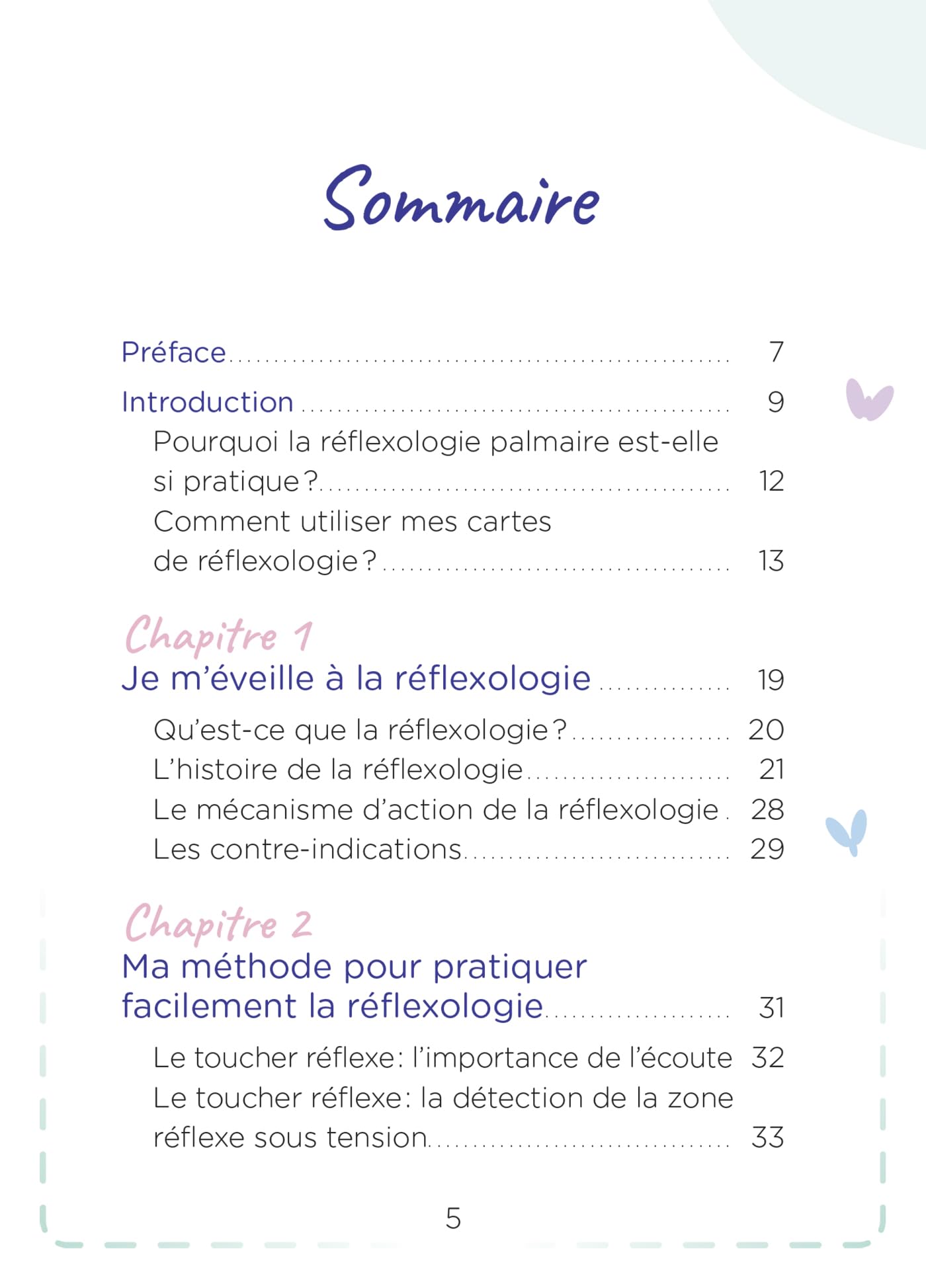 Mes cartes de réflexologie palmaire