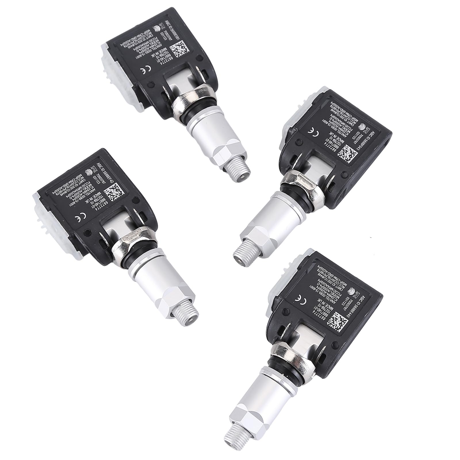 4 x sensori di pressione pneumatici TPMS per BMW Serie 3 G20 G21 5 G30 G31 Sistema di controllo della pressione degli pneumatici 433 MHZ 36106872774