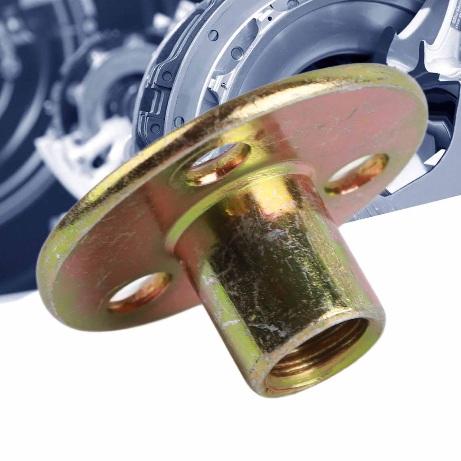 Dado a Base Rotonda Flangiato 5 Pezzi M6 M8 M10 Ferro Zincato