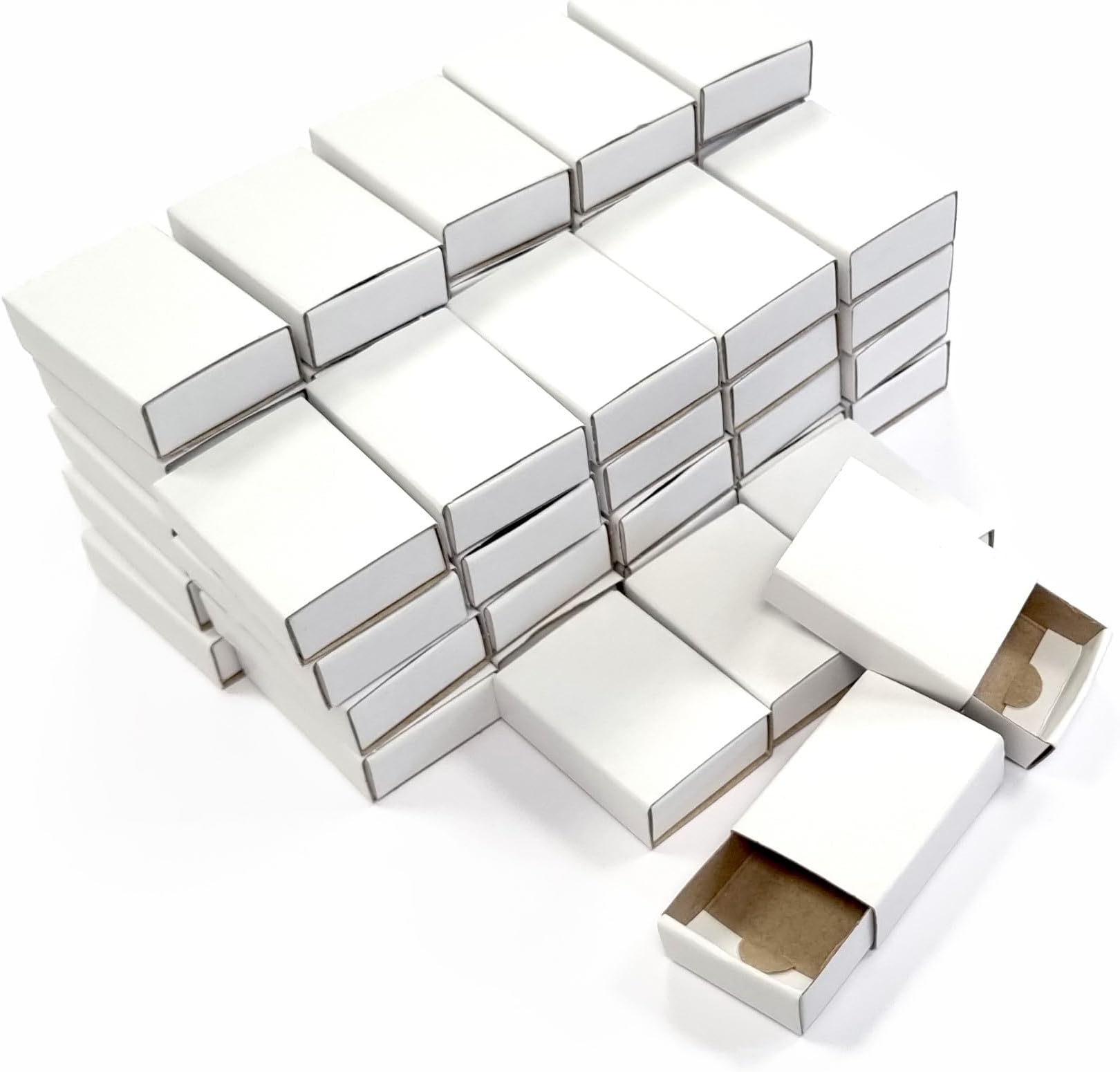 Plain Matchboxes for Arts, Crafts, Trinkets, Wedding Favours - Pack of 50