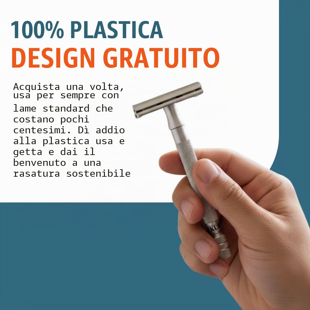 Merkur rasoio di sicurezza 23 acciaio inox