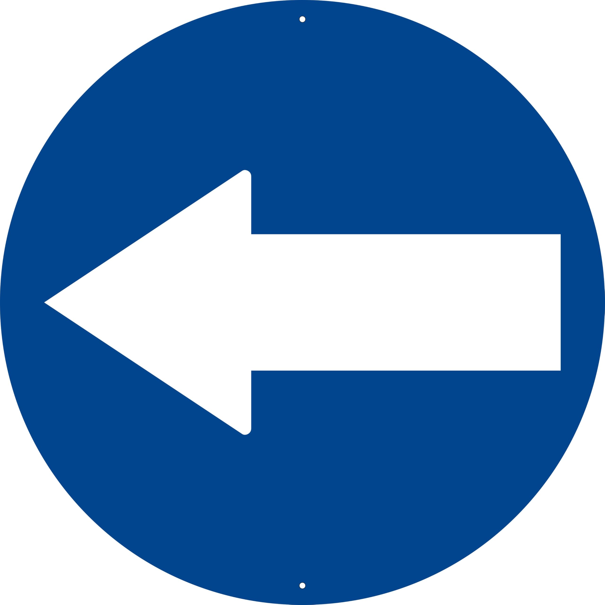 2 pezzi di segnaletica a freccia per scopi direzionali Φ30cm (Verde - Freccia, 30 * 30cm)