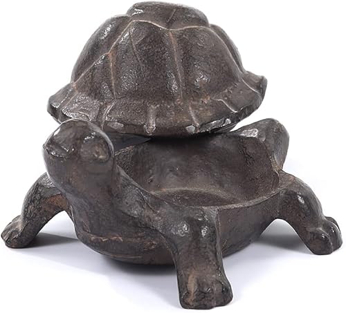 Miniatura 3 de Llavero de tortuga oculto, para jardín al aire libre, color marrón