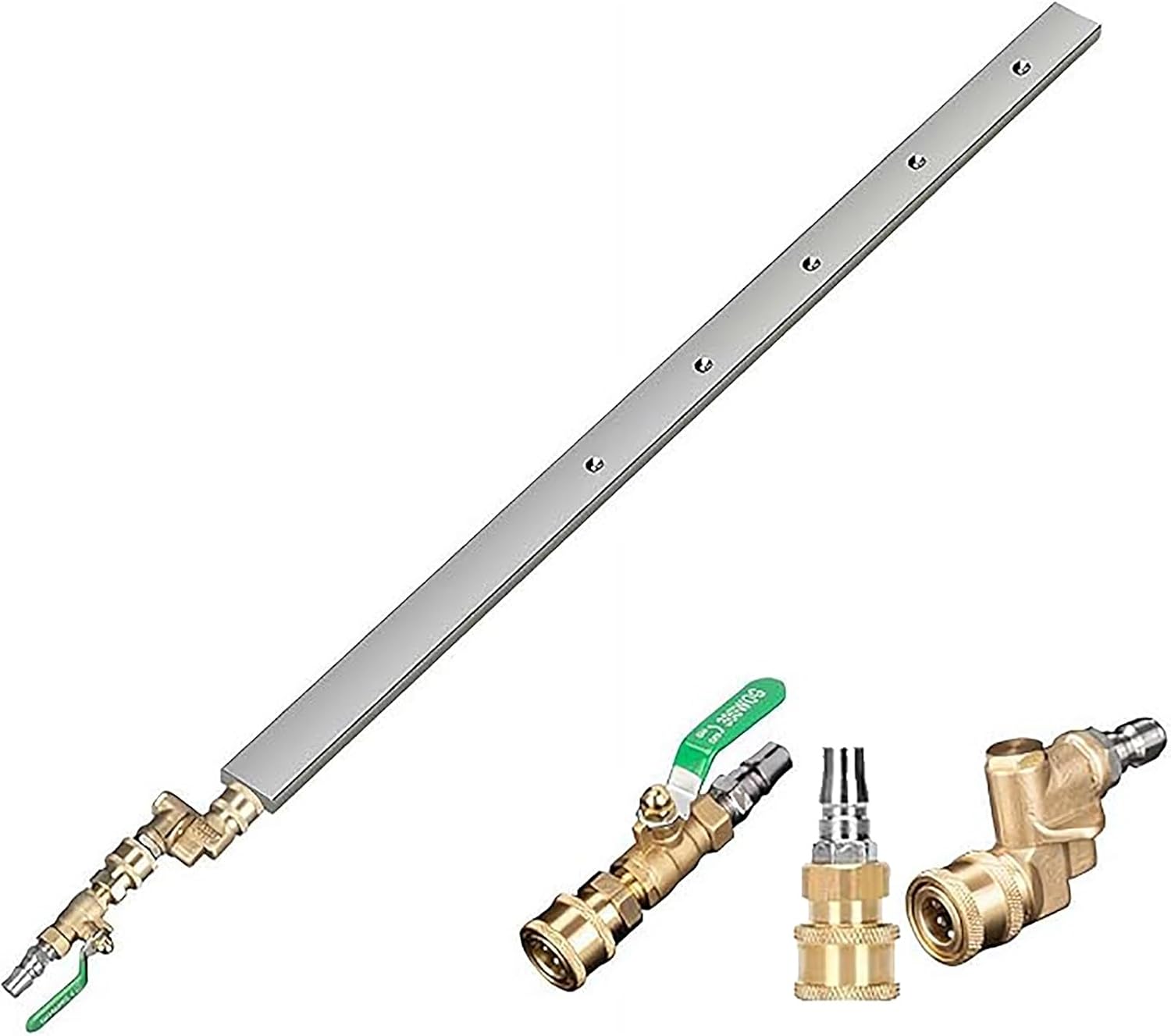 High Pressure Radiator Cleaning Wand - 60cm Auto Water Tank Cleaner, Dual Mode Water Blowing & Cleaning Tool for Radiator Maintenance & Car Care Efficiency