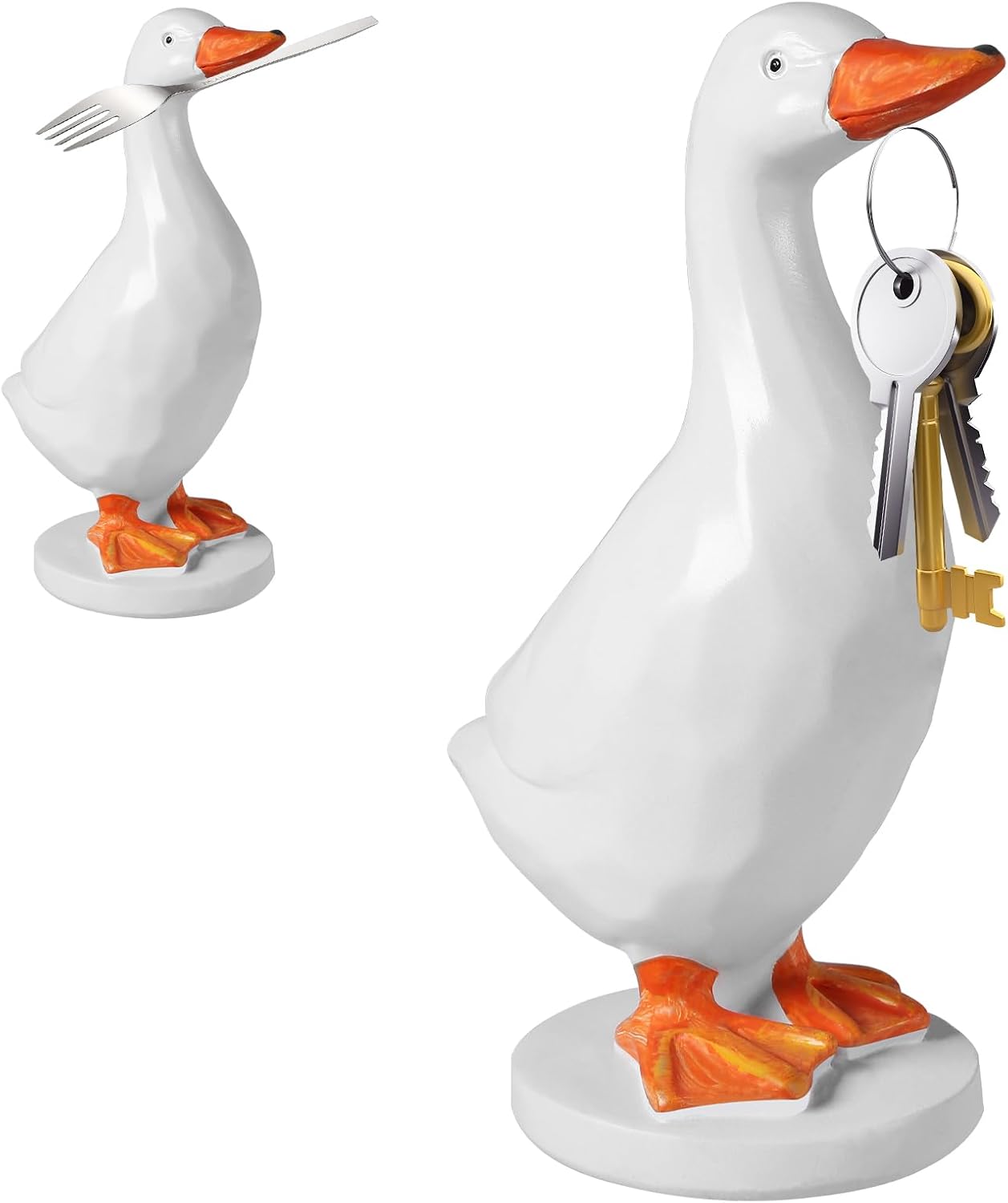 Goose Key Holder, Silly Goose Duck statue