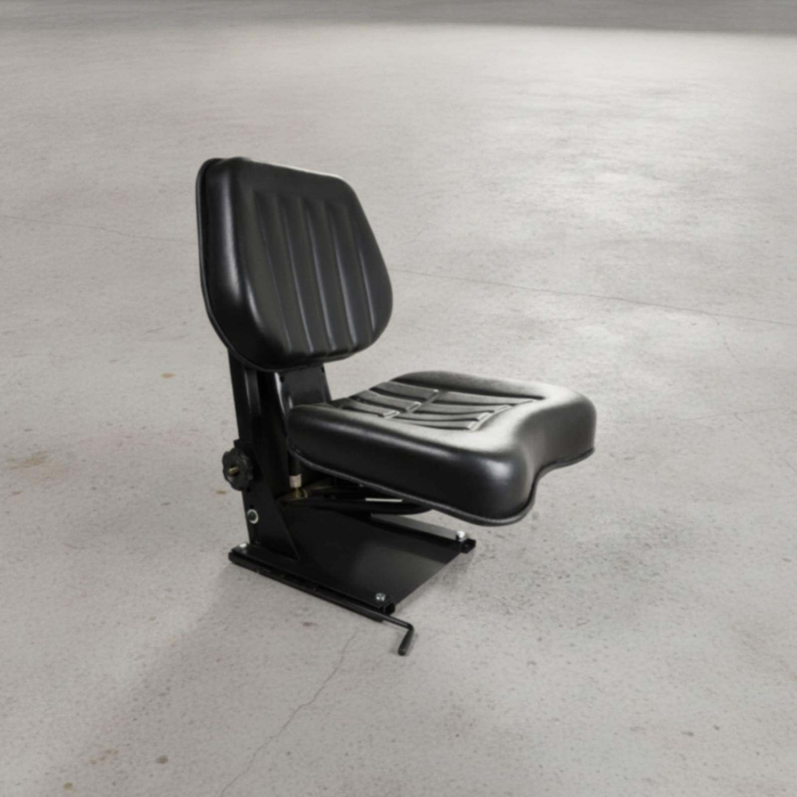 Asiento Suspensión con Respaldo Regulable Asiento con Suspensión Amortiguado para Agricultores