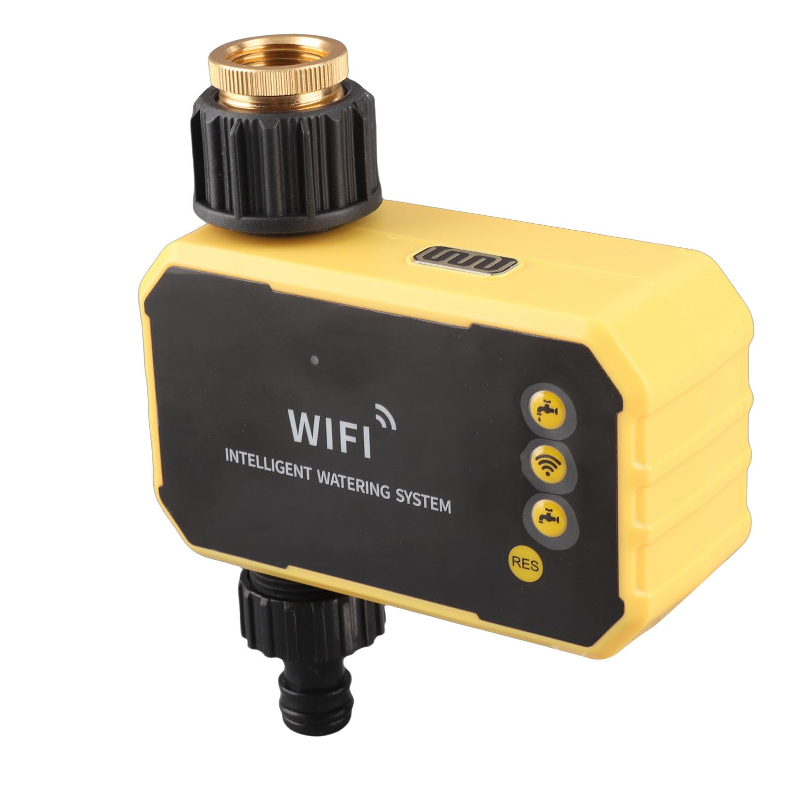 Cocoarm Programmatore per Irrigazione WiFi, Controller Intelligente per Irrigazione Ad Energia Solare con Sensore Pioggia, di Automatico da Giardino per Balconi e Cortili