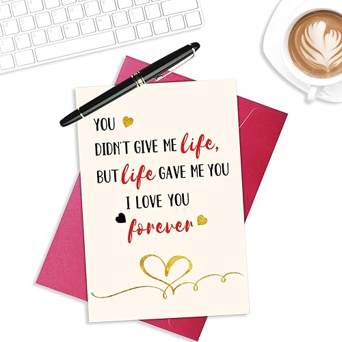 Miniatura 6 de Tarjeta de cumpleaños para esposa, marido, tarjeta de aniversario para esposa, novia, novio, tarjeta de feliz día de San Valentín para ella, él,