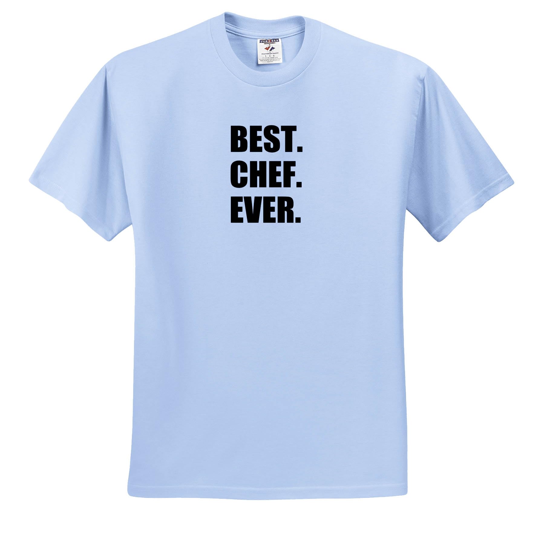 Best Chef Ever - Text Gifts for World Greatest Cook and Cooking Fans - Youth Light-Blue-T-Shirt Med(10-12)