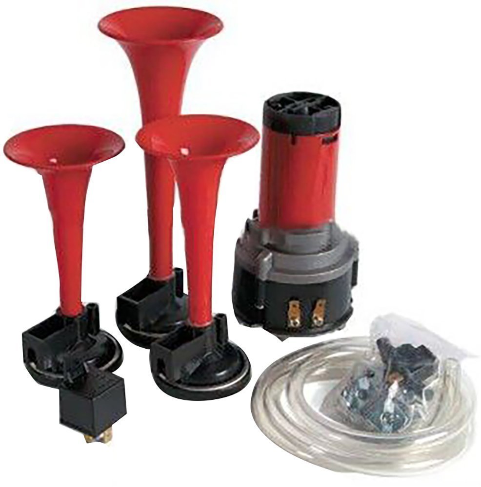 guance 3 pipe air pressure 12v dc horn for royal enfield electra twinspark bs3 model
