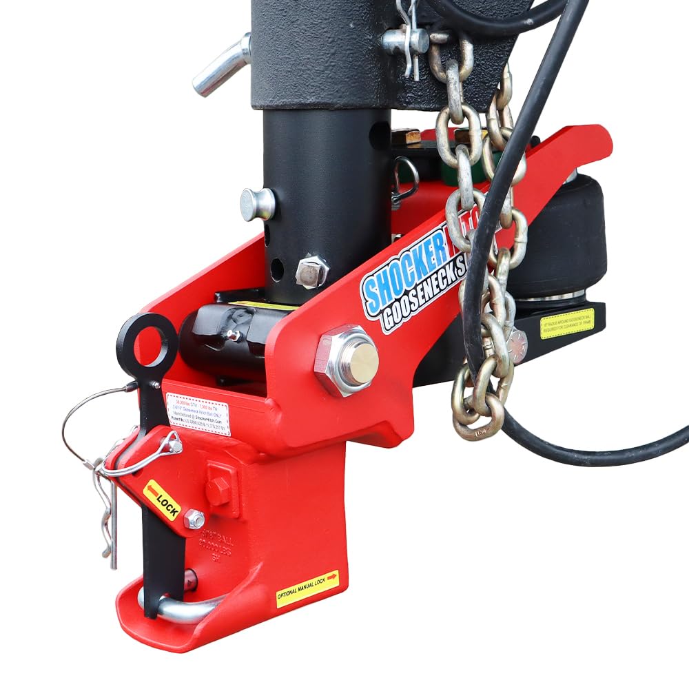 【RT-158306】 Shocker 30K Gooseneck Surge Air Hitch & Shift Lock Coupler for 2-5