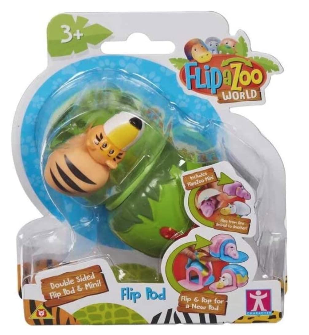 YBG TOYS™ FLIPaZOO World FLIP PODS-Styles Vary, Multicolour