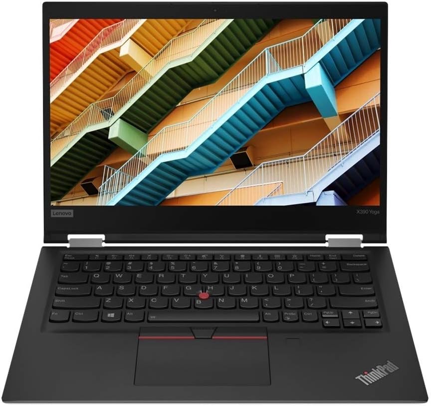 Lenovo ThinkPad X390 Yoga 13.3" Touch 16GB 512GB Intel Core i7-8665U, Black (Renewed)