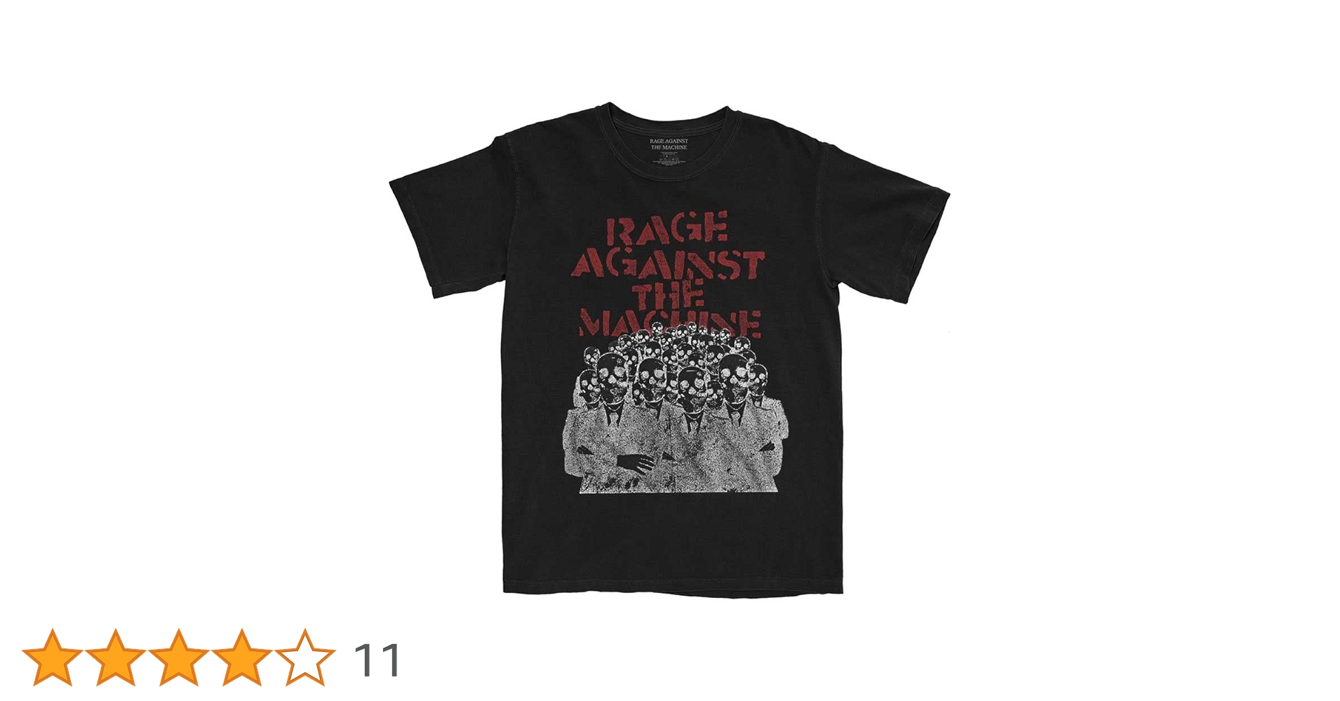 Rage Against The Machine Crowd Masks Official Tee T-Shirt Mens