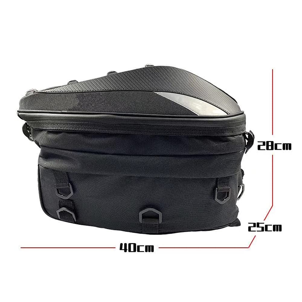 Bolsa Trasera para Motocicleta Alpina de Alta Capacidad Bolsa para Asiento Trasero para Motocicleta Mochila Impermeable para Ciclista Bolsa para Equipaje de Viaje Bolsas para Motocicleta