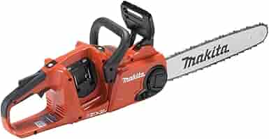 Amazon | マキタ 充電式チェンソー ガイドバー400mm 赤 18V+18V