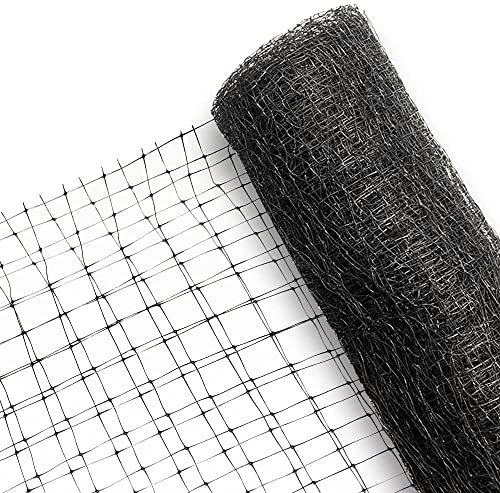 Deer Fence Netting, 7 x 100 Feet Bird Netting Anti Bird Deer Protection Net Reusable Protective Garden Netting for Plants Fruit Trees Vegetables Against Birds, Deer and Other Animals (a. Light)