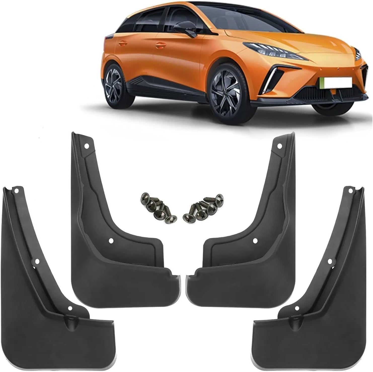 Reagar Car Mud Flaps For Mg4 Ev Mulan Fließheck 2022 2023 Front/Rear Wheel Mudflaps,Waterproof Splash Protection Fender, Car External Accessories,Protection Auto Accessories.