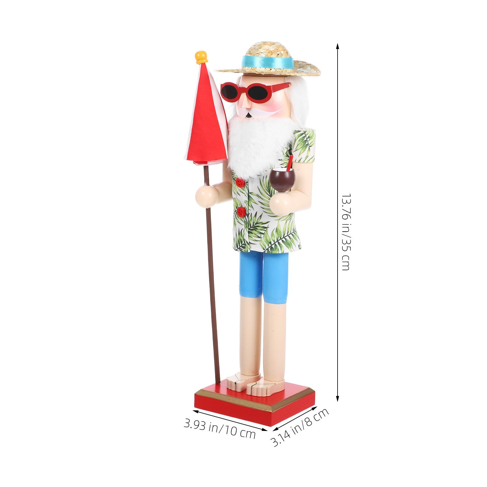 Ipetboom y Verano para Navidad de Madera Diseño Hawaiano Adecuado para Adornar en Temporada Navideña y Festiva Hogar