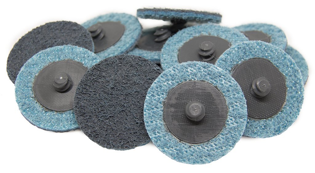 Benchmark Abrasives 2 Inch Sanding Discs Quick Change Nylon Surface Conditioning Discs, Drill & Die Grinder Sanding Disc Rust Remover for Metal Paint Stripper & Removal, Polishing - (25 Pack)(Medium)