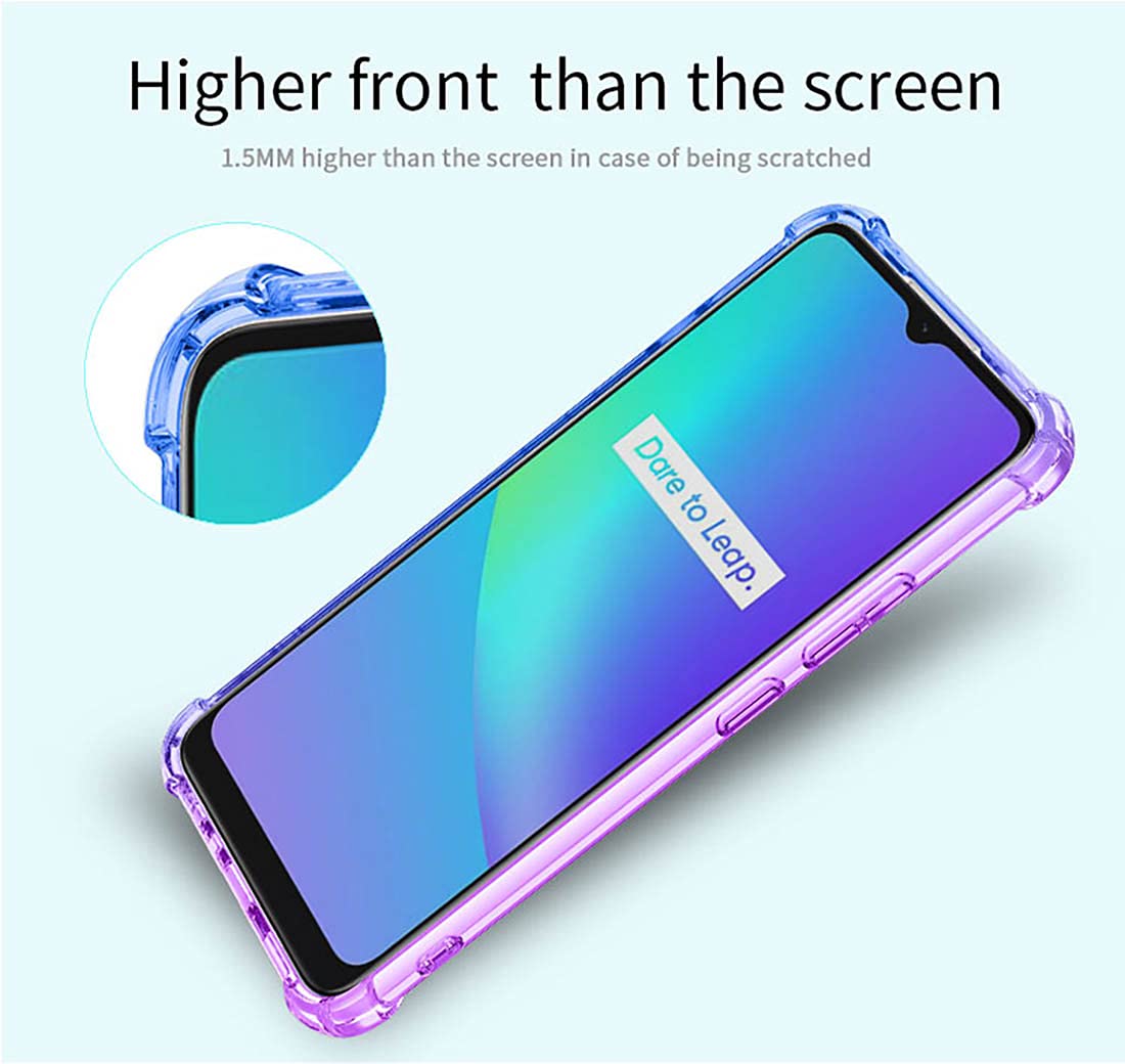 Cover Per Realme C21 + 2x Vetro Temperato - Custodia Trasparente