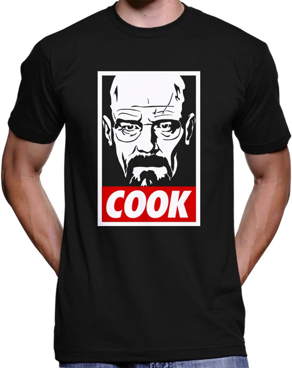 Culture Clash Clothing Breaking Bad Heisenberg Walter White Cook T-Shirt - Better Call Saul Goodman Jesse Pinkman Los Pollos Hermanos
