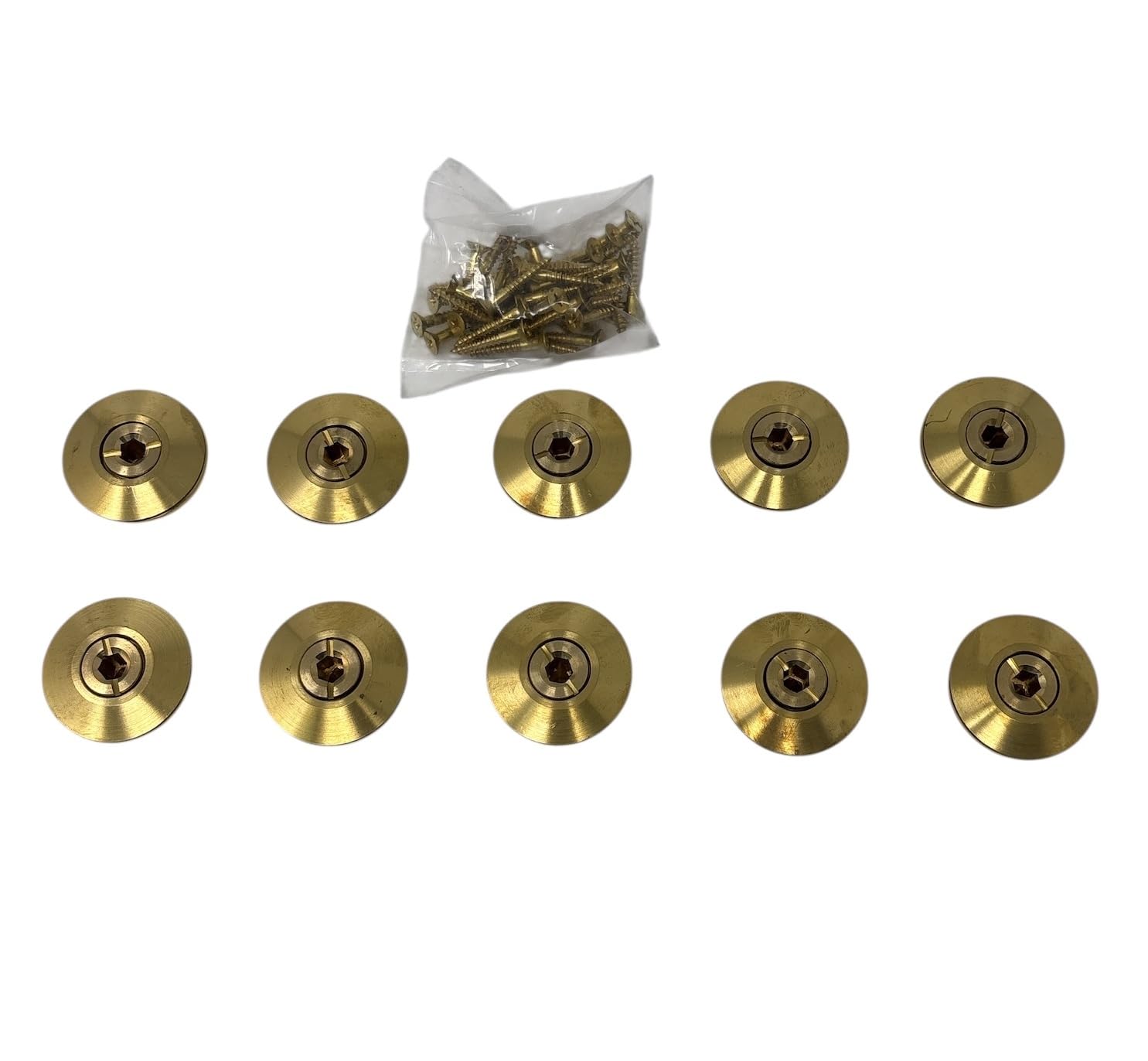 10 Pack Swimming Pool Brass Wood Deck Anchor for Pool Safety Cover-image-33