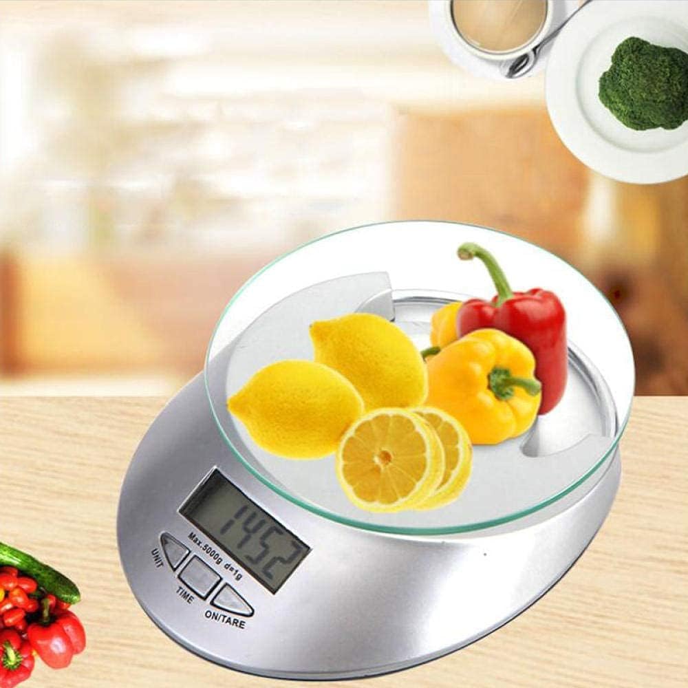 do kuchni i biżuterii Wysokiej precyzji wagi elektroniczne do użytku domowego Mała waga kuchenna Dokładna waga do pieczenia Żywność Gram Ważenie Mała waga 5 kg,Jeden kolor