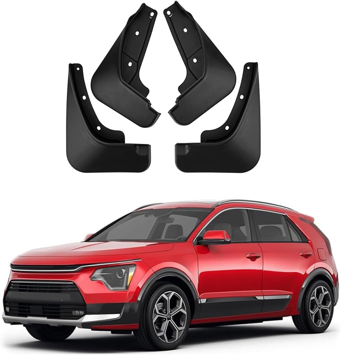 PLKASHUC Mud Flaps Car Mudguards for KIA Niro 2023-2025.