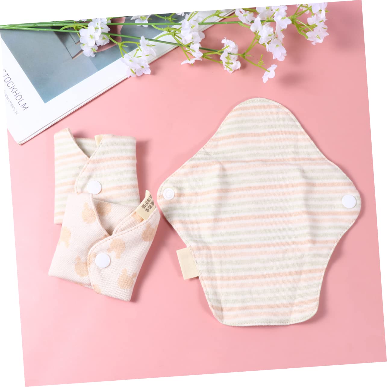 Didiseaon 15 Piezas De Bragas Almohadillas De Incontinencia Lavables Almohadillas Sanitarias Orgánicas Para Mujeres Menstruales Protectores De Toallas