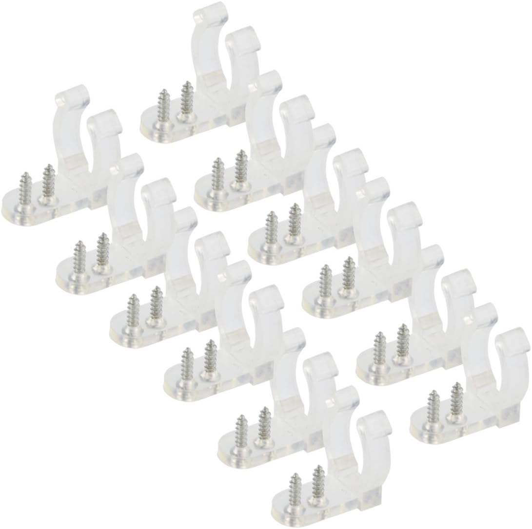 Amazon.com: Wobe 200pcs LED Rope Light Clips Holder with 400 PCS Screws ...