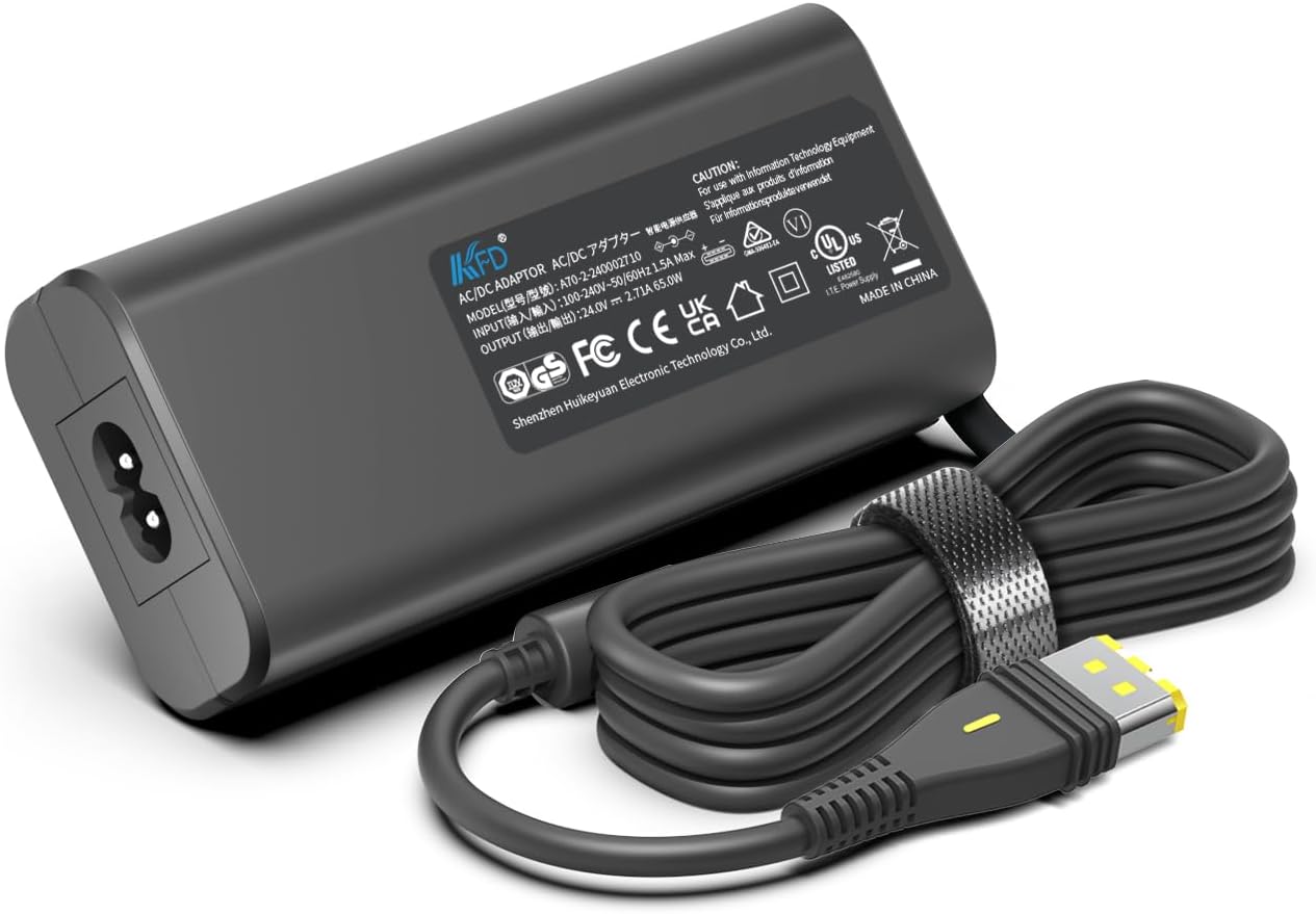 KFD 24V 65W AC Adapter Compatible with ResMed AirSense 11 Power Supply AirSense 11 CPAP Machine AirSense 11 AutoSet/AirSense 11 Elite CPAP Power Cord 390000 390010 AirMini Charger