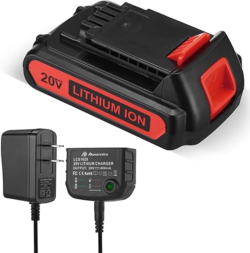 LBXR20 20V 3.0Ah Reemplazo para batería de litio Black and Decker 20V LB20 LBX20 LBXR20-OPE LBXR2020-OPE LB2X4020-OPE LBXR20B-2 LST220 LST300, con