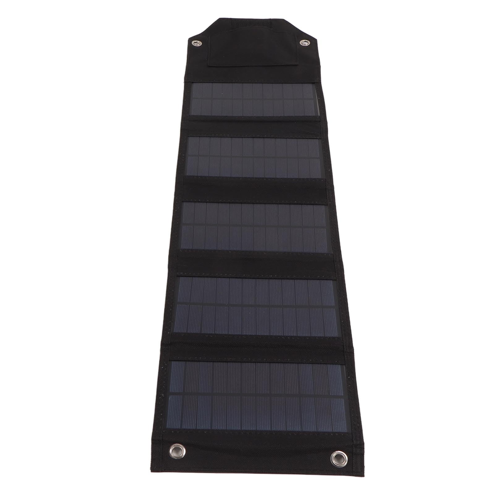 Caricabatterie Solare da 21 W, Pannello Portatile per Videocamera IP67 Impermeabile ETFE Alimentazione di Emergenza 5 V 3 A Pieghevole (#1)