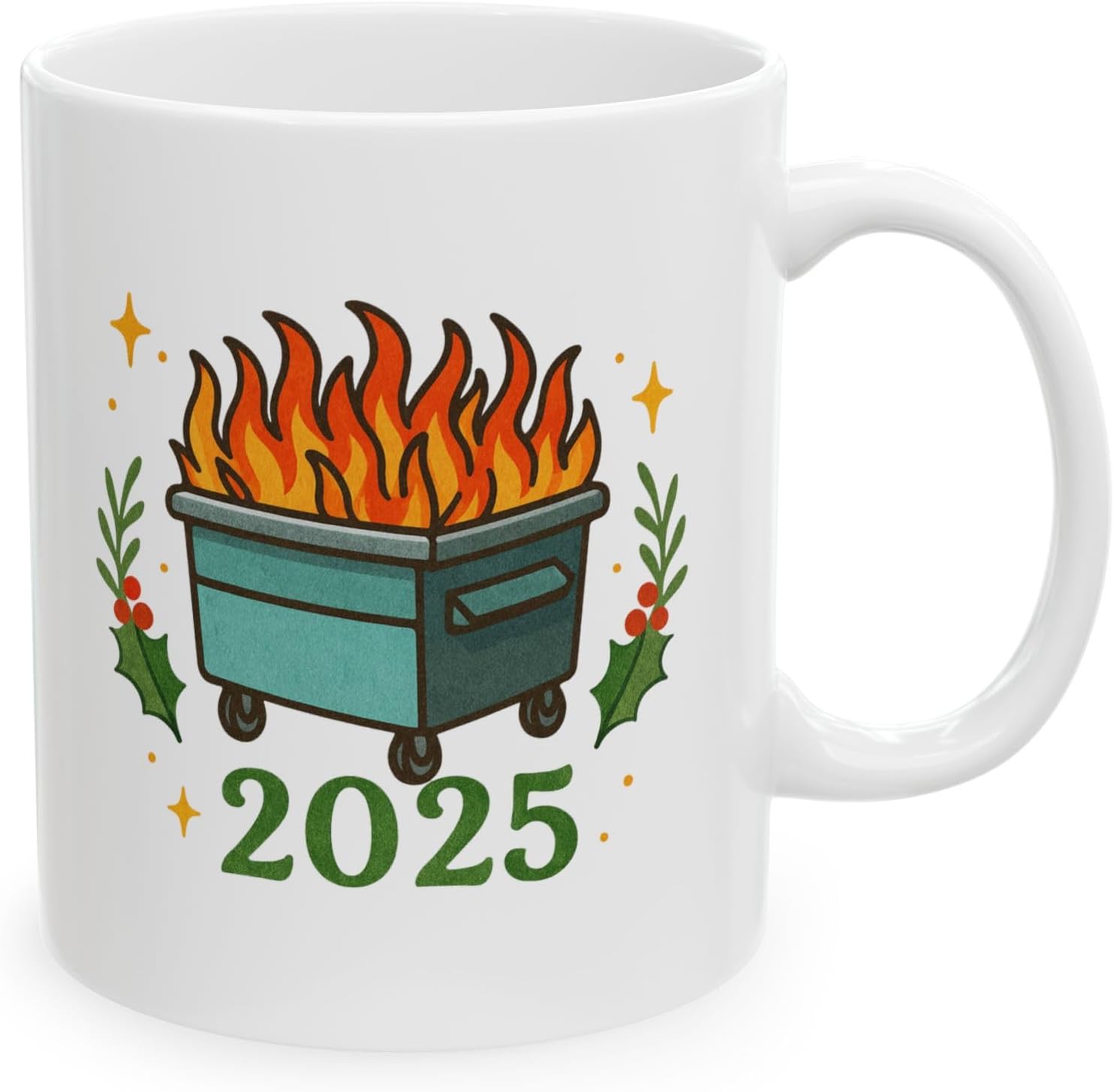 Funny Christmas Mug for Coworkers Gag Gift - Perfect Secret Santa Office Party Humor Holiday 2023 Coffee Cup Gift Idea M834 11 Ounces - Image 1 of 7