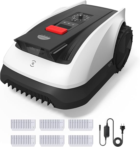 Robot tondeuse sans fil périphérique ECOVACS Goat O800 RTK, 800 m², coupe 22 cm, pente 45 %