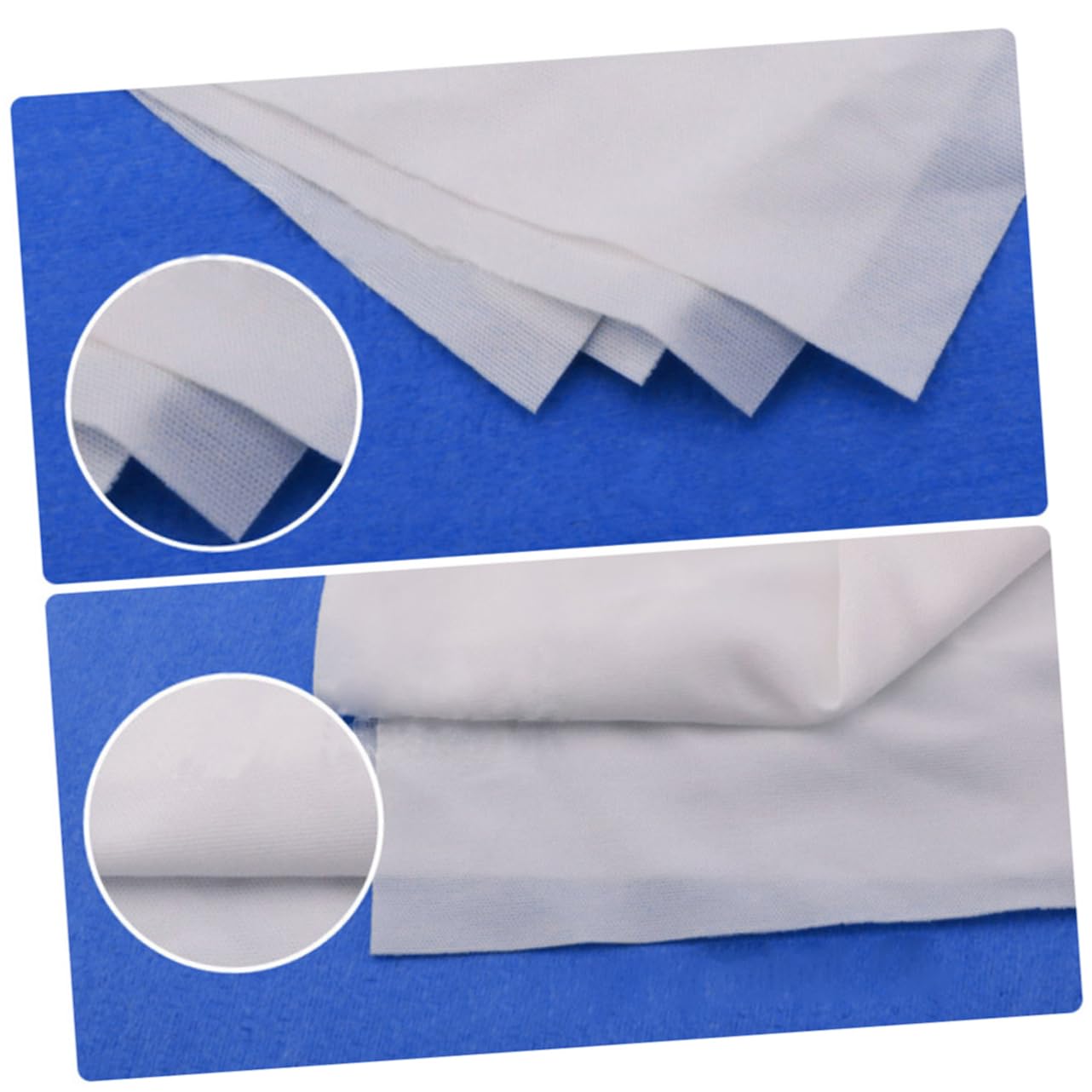 Chiffons antistatiques blancs en polyester lot de 100 - 8